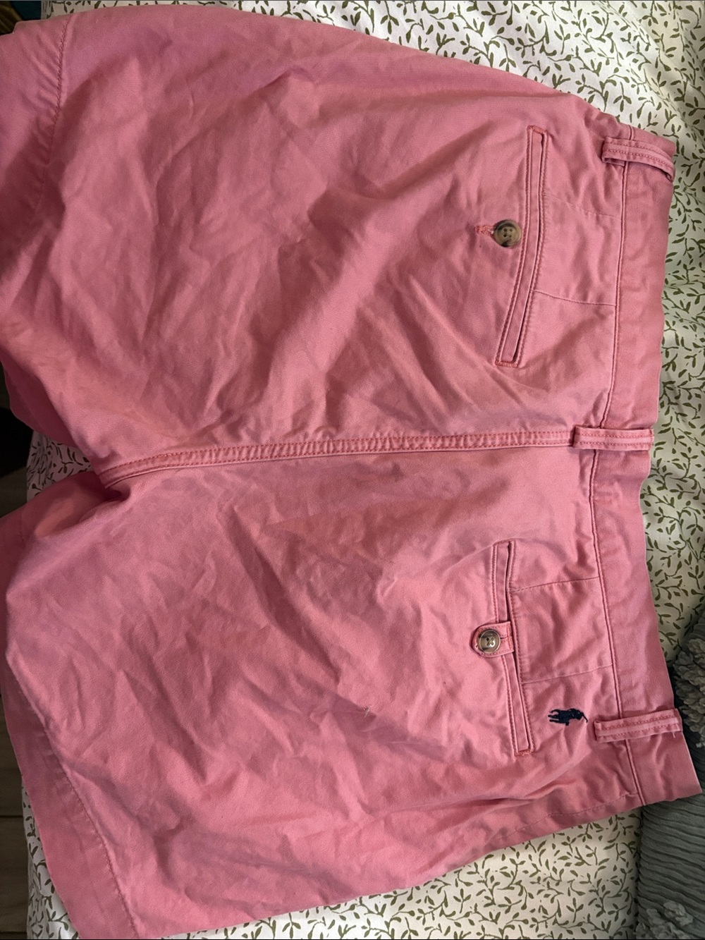 Ralph Lauren Pink Cotton Chino Bermuda Shorts